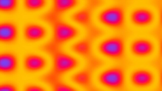 Vibrant abstract pattern with wavy shapes and bright colors