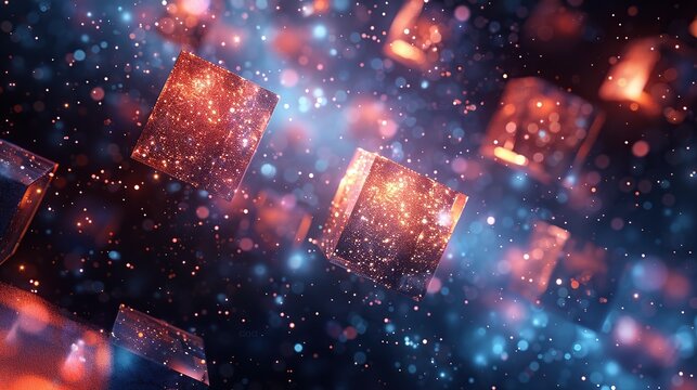 Creative Online Marketing Background for Business Media Visuals
