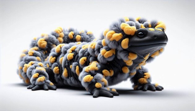AI generated salamander alone in image