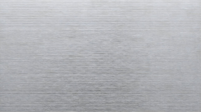 Minimalist brushed aluminum metal texture background with vertical steel grain for modern industrial wallpaper and clean metallic surface backdrop for technology design 4k hd res