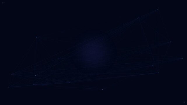 Dynamic Abstract Vector Mesh Background in Deep Blue Hues, Illustrating Interconnected Data Pathways and Advanced Technological Grids for Digital Innovation and Global Connectivity