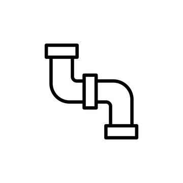 Icon of a drain pipe where rodents might travel or hide.
