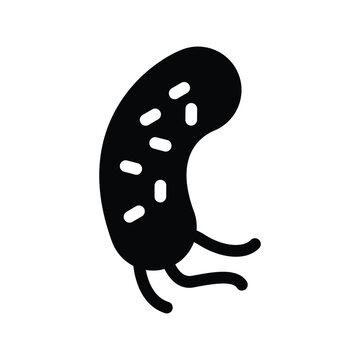 enterobacter solid icon vector design good for web or mobile app