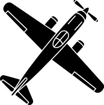 illustration of a vintage propeller-powered biplane
