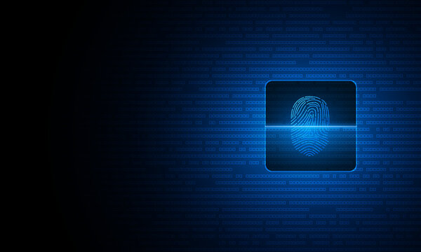 scan fingerprint, Cyber security and password control through fingerprints, access with biometrics identification	
