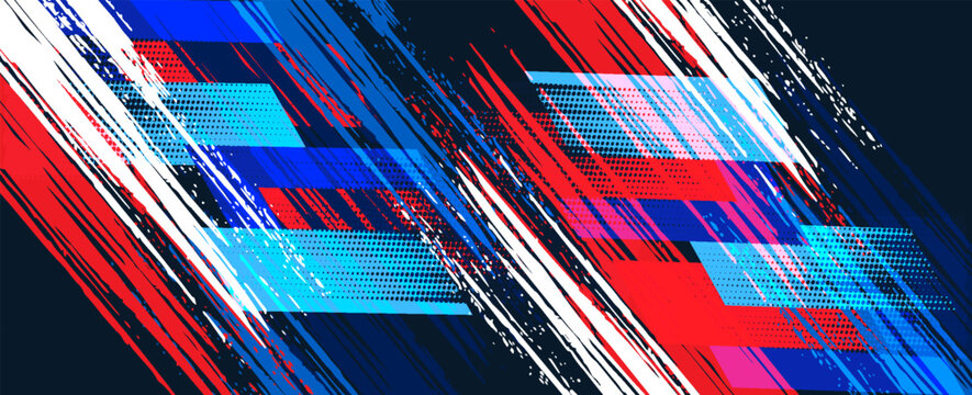 A vector graphic depicting abstract stripe racing designs suitable for vehicle decal wraps, race cars, rally vehicles, adventure themes, and livery designs