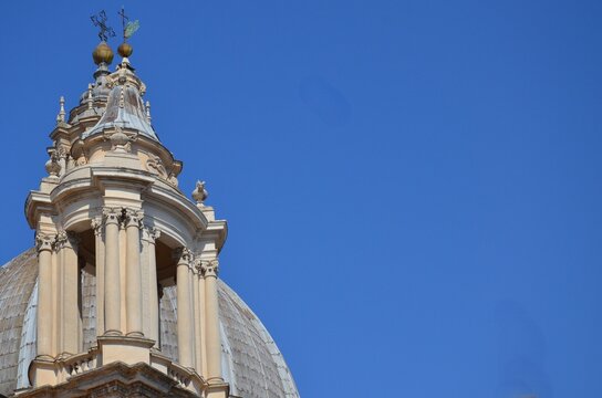 Piazza Navona in Roma with the church of Sant'Agnese in Agone