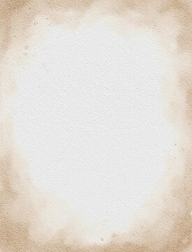 Hand Painted Hand Drawn Soft Minimalist Abstract Vertical Brushstrokes Watercolor Background | Light brown muted khaki beige for Wedding Invitation Design and Greeting | Paper texture