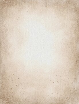 Hand Painted Hand Drawn Soft Minimalist Abstract Vertical Brushstrokes Watercolor Background | Light brown muted khaki beige for Wedding Invitation Design and Greeting | Paper texture