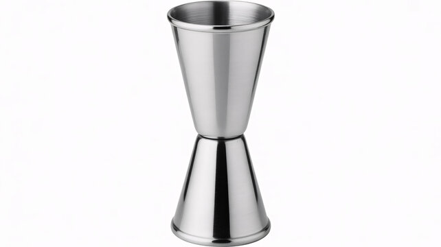Stainless steel jigger, metal measuring cup, cocktail tool, barware