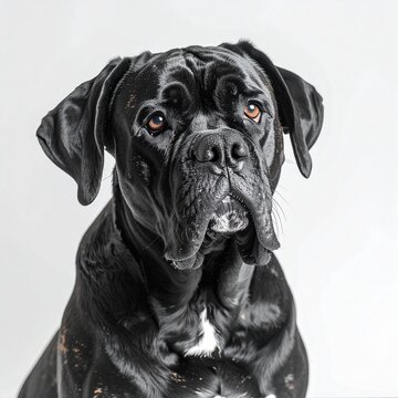 portrait of gorgeous cane corso dog