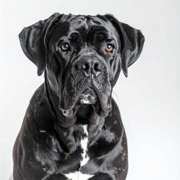 portrait of gorgeous cane corso dog