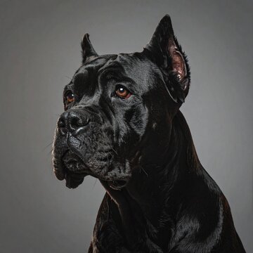portrait of gorgeous cane corso dog