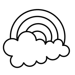 Fototapeta premium cloud illustration 
