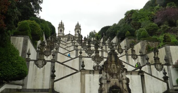 the Santu&aacute;rio do Bom Jesus do Monte (Sanctuary of the Good Jesus of the Mountain) in Braga, Portugal.