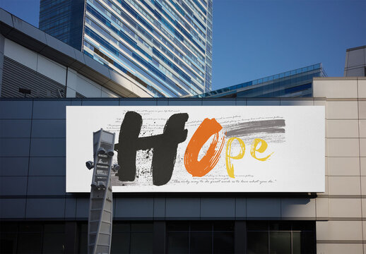 Mockup of Blank Billboard in Los Angeles