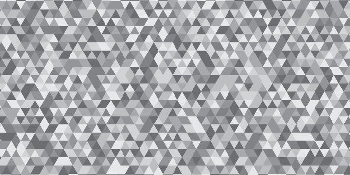 Shades of gray seamless triangular pattern