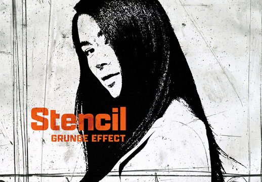 Stencil Grunge Effect