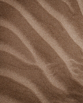 Abstract Brown Sand Texture &ndash; Natural Dune Ripple Background