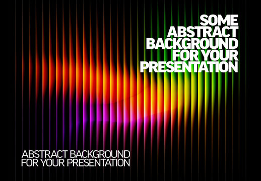 Abstract Colorful Vertical Lines Background for Digital Presentation