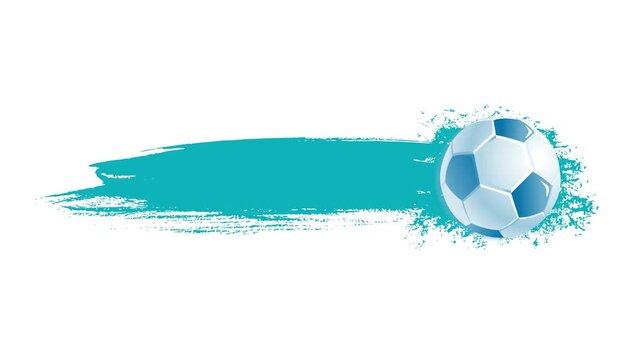 Soccer ball banner , soccer or football background. 