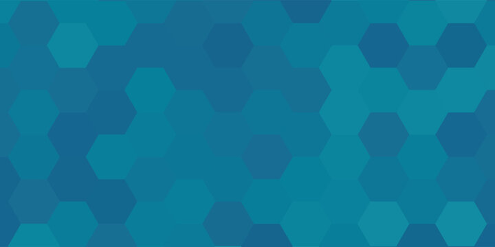 Geometric elements of design for modern communications, medicine, science and digital technology. Hexagon pattern background.