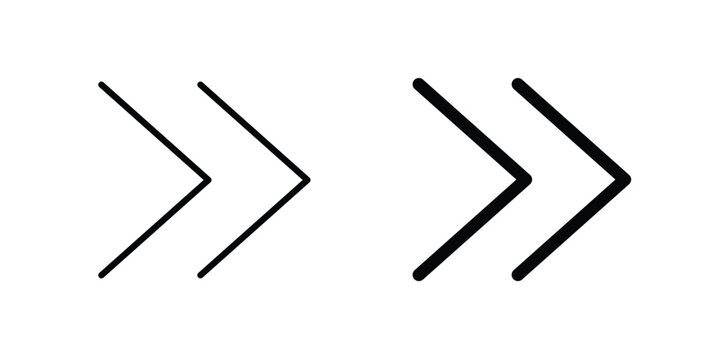 Next arrow icon design, design element set.