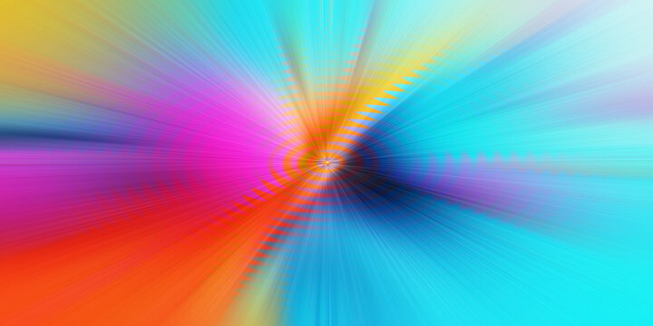 Abstract colorful light bokeh background with vibrant gradient blur and soft focus effect