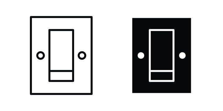 Switch icon design, design element set.