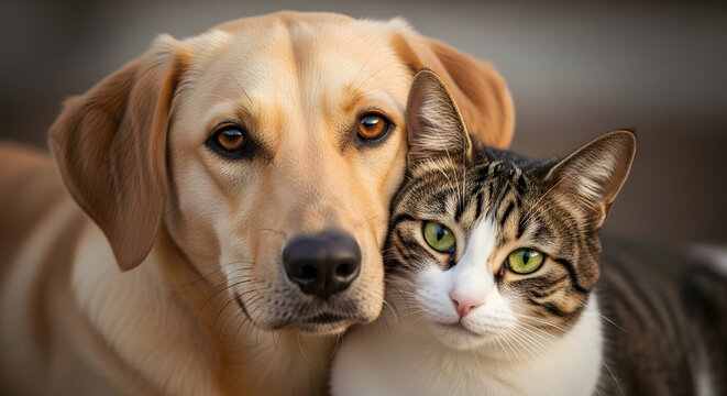 Celebrating unlikely friendship day with a heartwarming bond between a dog and cat