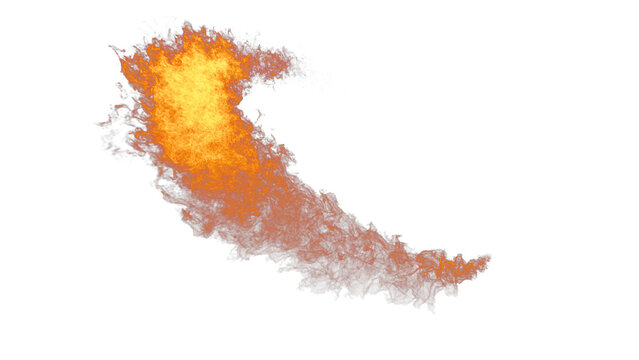 VFX Fire Slash Round Angle2