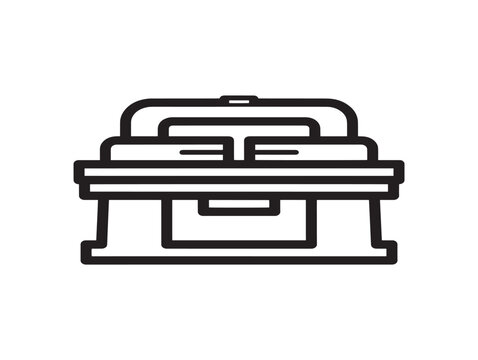 flat design jointer tool vector illustration for woodworking equipment