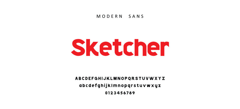 Sketcher Modern Sans Font Typeface