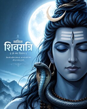 Traditional Mahashivratri Pradosh Vrat Masik Shivratri Nishita Kaal Sital Sasthi puja of Bhagwan Shiv Shankar Bhujang Mahadev Bholenath Mahakal Parvati ShivShakti