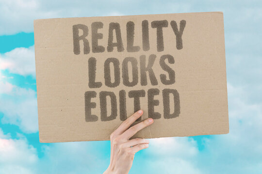 "Reality Looks Edited" Synthetic media reshapes public trust. DEEPFAKE. MEDIA. VISUALS. ONLINE. CONFUSION.