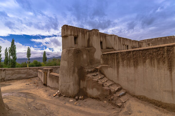 Obraz premium Zorawar Fort in Leh, Ladakh, India. Named after Wazir Zorawar Singh Kahluria, a military general master of mountain warfare , referred as Napolean of India. National museum by Indian armed forces.