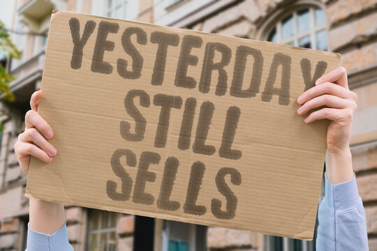 "Yesterday Still Sells" Old trends keep returning online. NOSTALGIA. RETRO. MEMORIES. CULTURE. STYLE.