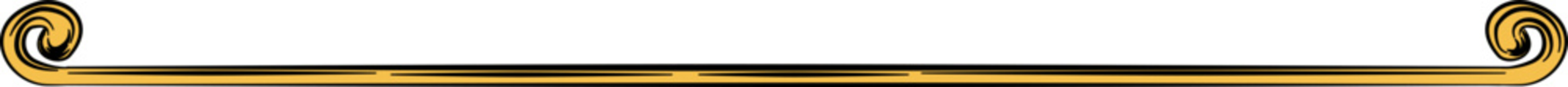 Classic gold divider text separator ornament vector illustration