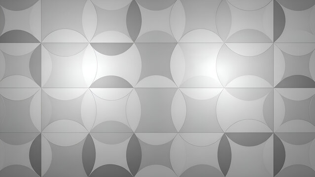 Gray background with overlapping circles in various shades of gray
