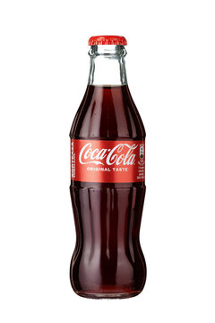 Coca-Cola original taste soda glass bottle