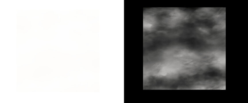 Abstract grayscale texture map for 3D modeling, black and white noise displacement map, grainy monochrome surface pattern for digital art