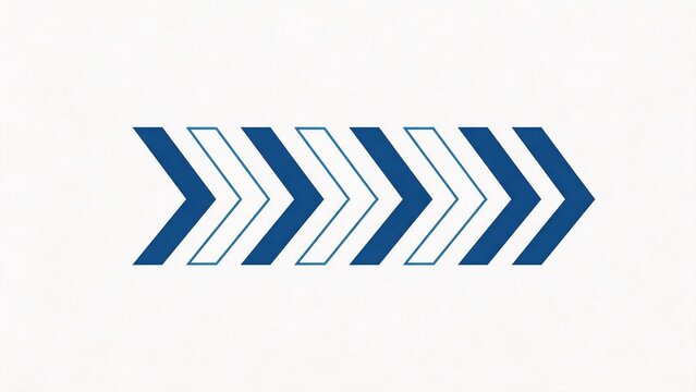 Blue and white arrow pattern