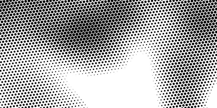 Hexagon icon of vector geometry hexagonal six sided polygon hexagon line