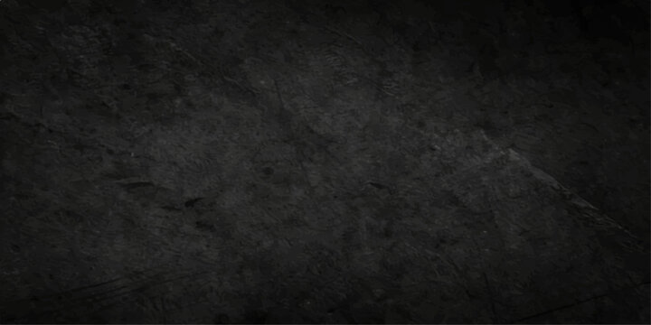 Dark grunge wall texture background with old vintage rough concrete surface and dirty grey black paper style pattern backdrop
