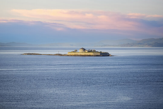 island Munkholmen in Trondheim, Norway