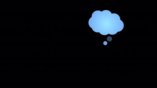 Single Comic Emotion Mark Loop　Speech bubble emote
