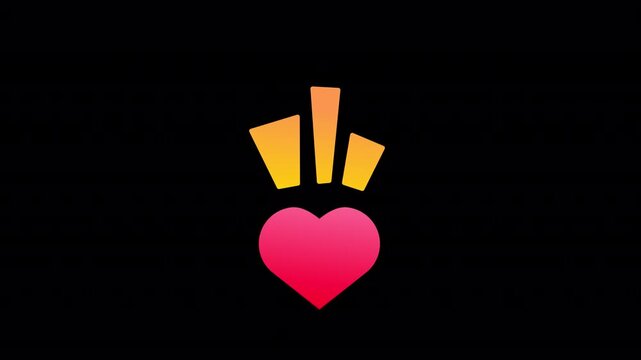 Animated VTuber Expression Icon Heart