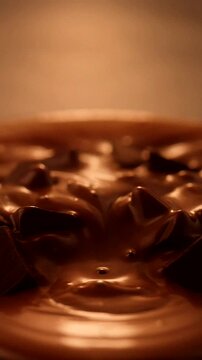 Rich, melting chocolate pieces create an indulgent treat ideal for dessert enthusiasts and gourmet lovers.