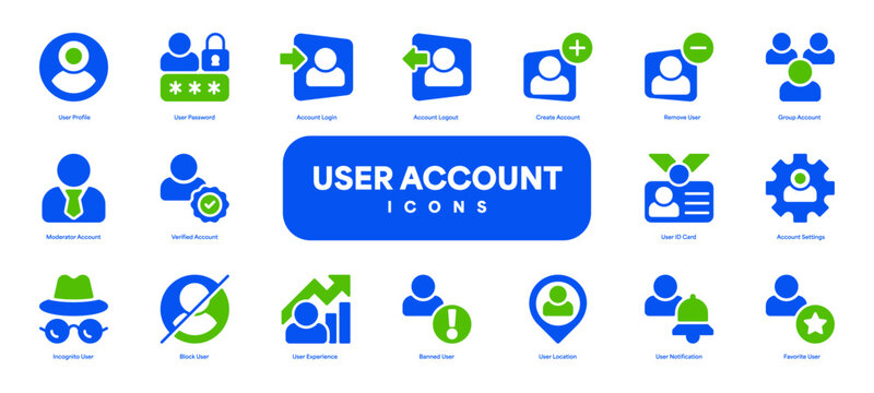 User Account Glyph Icon, Solid Symbol for Profile Management, Identity Verification, Personal Settings, Member Access, and Avatar Customization. Vector Sign Icon.
