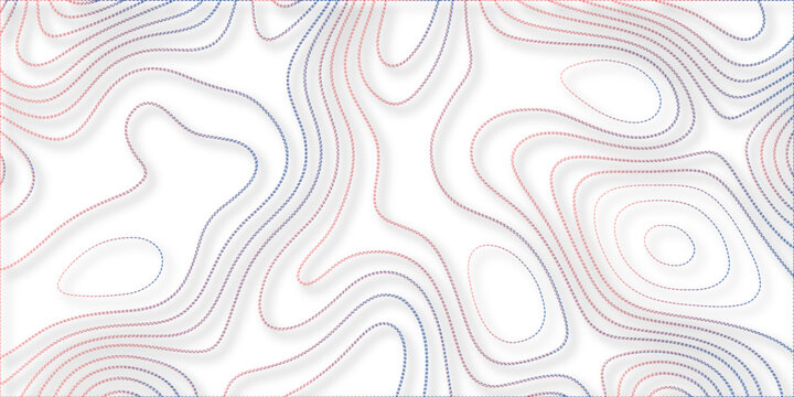Abstract lines background. Contour maps. Vector illustration. The stylized height of the topographic map. Abstract pattern with lines seamless topography map and counter map. 